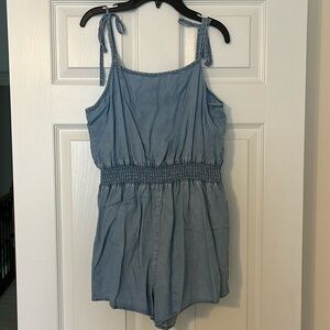 Chambray Romper